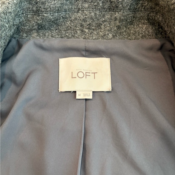 LOFT Ann Taylor Women's Charcoal Pea Coat Style Jacket - M - Picture 5 of 8